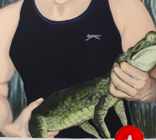 Anna-Maria-Benova_05_Krokodil-II.-Akryl-na-platne-60x55-cm-2022