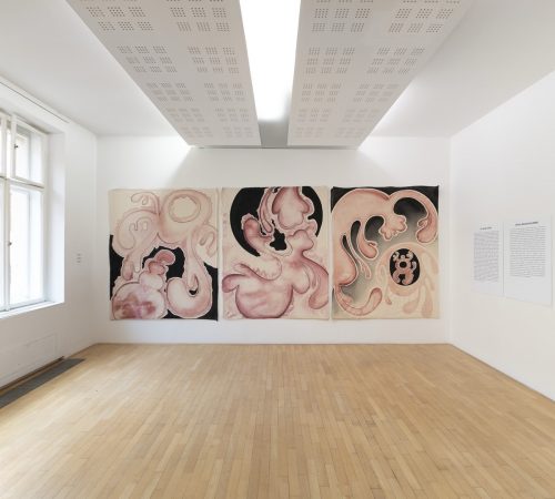 Denisa-Slavkovska_06_vystava-Daydream-kurator-vystavy-Jan-Kudrna-acryl-on-canvas-230-x-190-cm-ARTISAN-2023