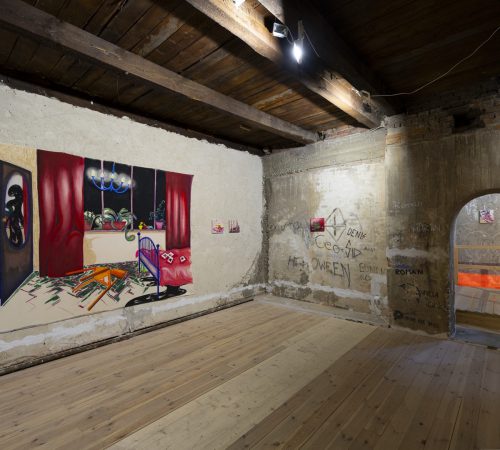 Denisa-Slavkovska_08_vystava-Polnocna-korespondencia-kuratorka-Dominika-Bernatkova-Galeria-Jana-Konierka-v-Trnave-2024-foto-Adam-Sakovy