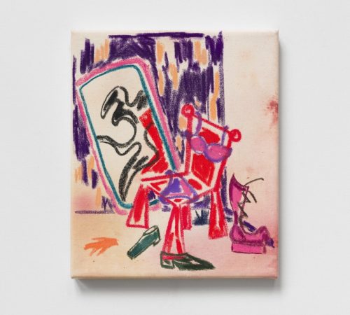 Denisa-Slavkovska_13_obrazy-zo-serie-Polnocna-korespondencia-foto-Adam-Sakovy-Bez-nazvu-pastel-na-platne-30x-20cm-2024