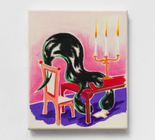 Denisa-Slavkovska_15_obrazy-zo-serie-Polnocna-korespondencia-foto-Adam-Sakovy-Bez-nazvu-pastel-na-platne-30x-20cm-2024