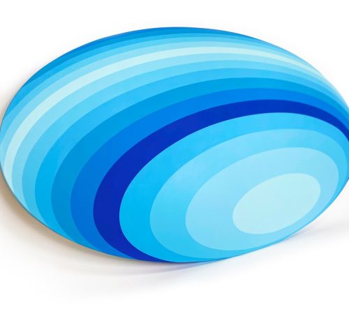 Simon-Kucera_10_Simon-Kucera-blue-Bubble-akryl-na-tvarovanom-platne