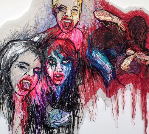 Vlasta-Zakova_12_Volna-tvorba_Fragmentarium_2015_180x700cm_fotoMartinMarencin_rucna-vysivka-na-textile_detail