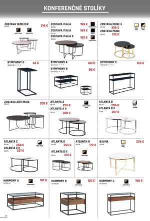 Konferenčné stolíky Nábytok WIP 2024 90
