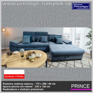 Prince rohová sedačka
