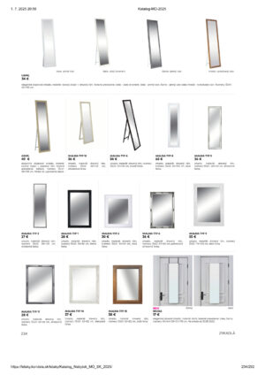 234 Zrkadlá Kondela