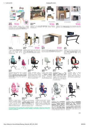 283 Kancelárske stoličky Kondela