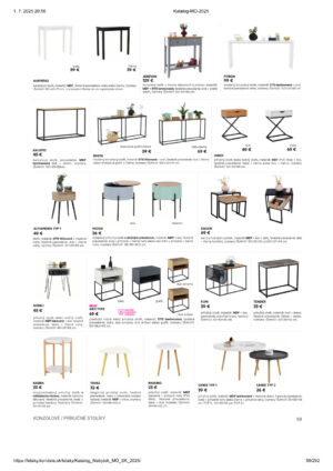 59 Konferenčné stolíky Kondela