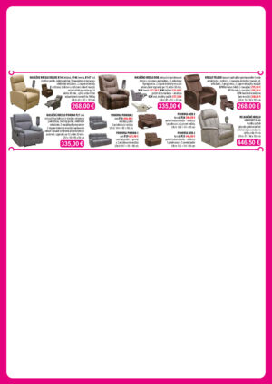 Bombanábytok relaxačné kreslá