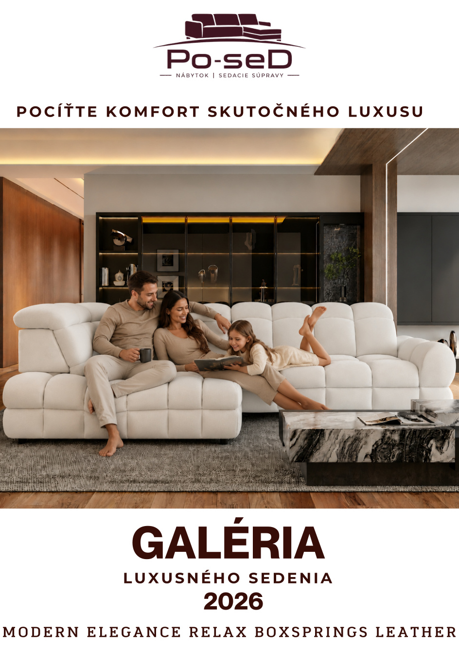 Luxusné sedačky Posed 01