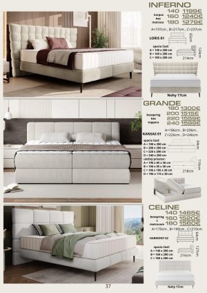 Postele Posed 37